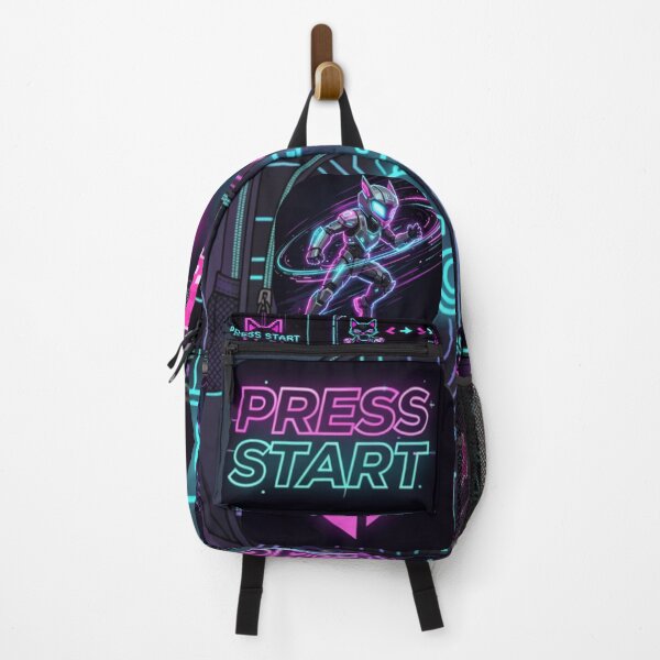Item preview, Futuristic Gaming & Technology Backpack Panel Design designed and sold by PixelRageStudio.