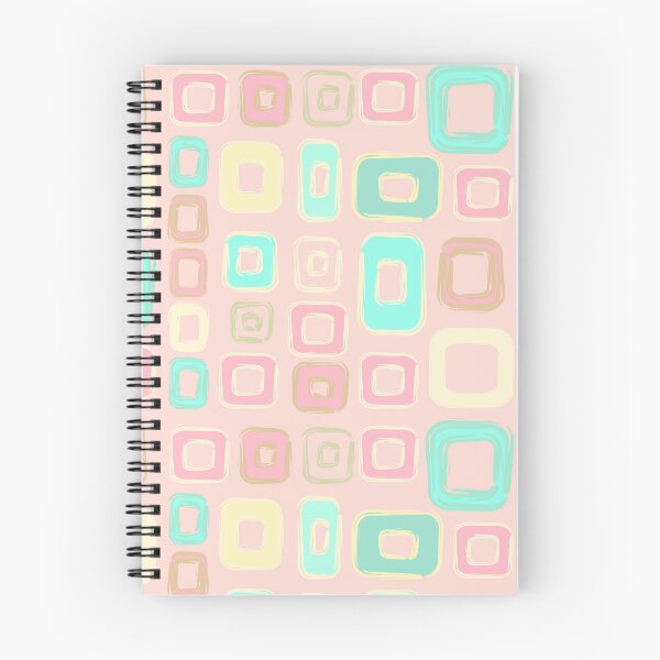 Item preview, Abstract Squares Pastel on Pale Pink designed and sold by Indra's Net.