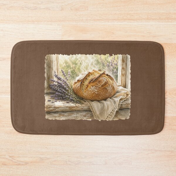 Item preview, Fresh Sourdough Bread Watercolor | Rustic Cottage Kitchen | Homemade Baking Art | Farmhouse Bread Illustration designed and sold by MagicMakerPh.