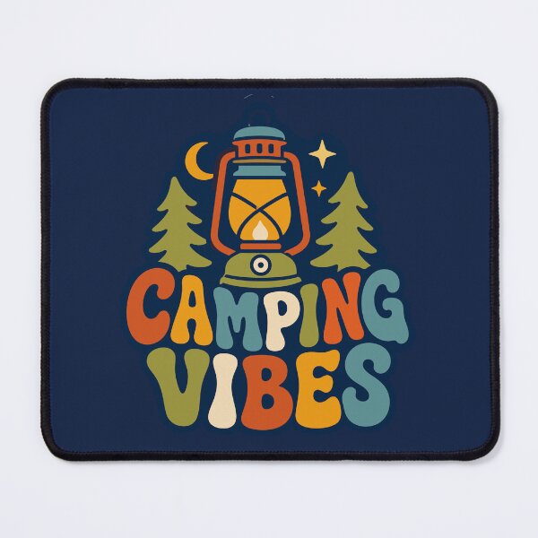Item preview, Camping Vibes Retro Groovy Outdoor designed and sold by American Spirit.