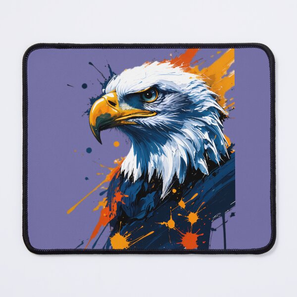 Item preview, Majestic American Bald Eagle - Bold Expressionist Paint Splatter Art designed and sold by Structure-Blue.