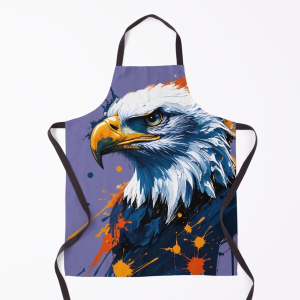 Item preview, Majestic American Bald Eagle - Bold Expressionist Paint Splatter Art designed and sold by Structure-Blue.