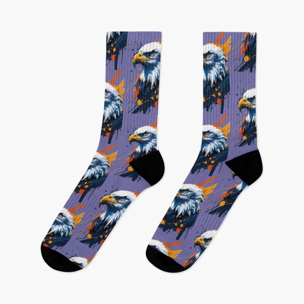 Item preview, Majestic American Bald Eagle - Bold Expressionist Paint Splatter Art designed and sold by Structure-Blue.