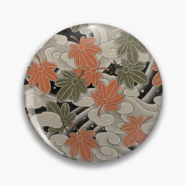 Item preview, Japanese Maple Leaf Tattoo Design designed and sold by Hongroink.