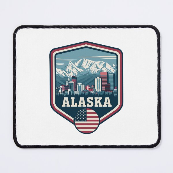 Item preview, Alaska USA Logo Design #18 designed and sold by GoldenAurora91.