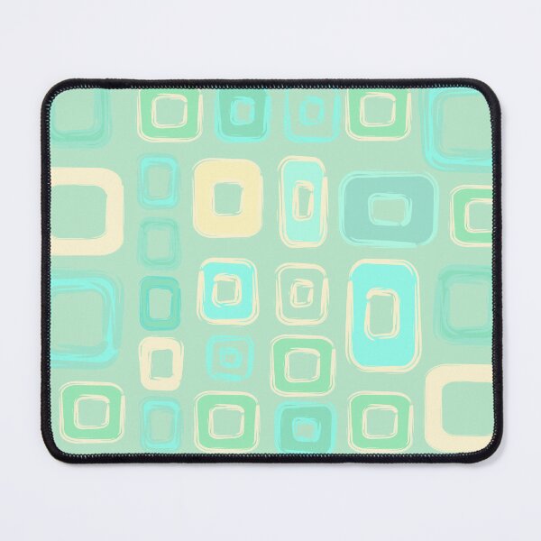 Item preview, Abstract Squares Pastel on Light Green designed and sold by Indra's Net.