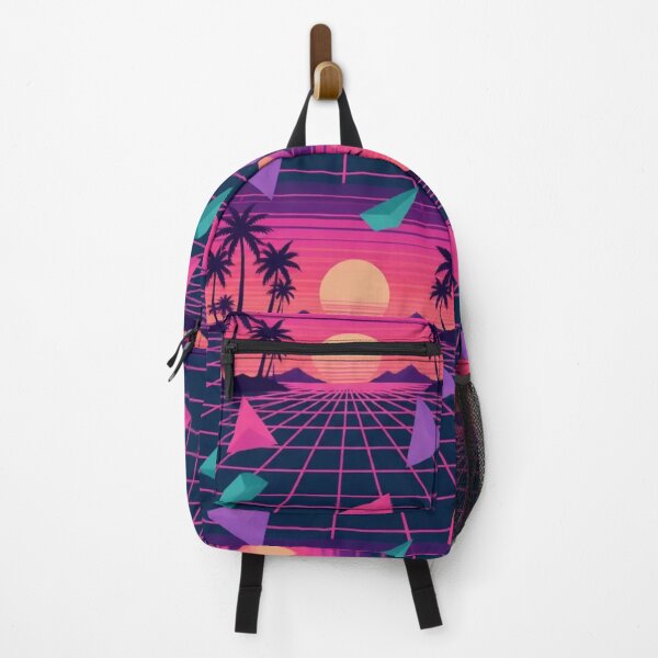 Item preview, Retro Vaporwave Grid Sunset Synthwave Aesthetic designed and sold by StickyGuys.