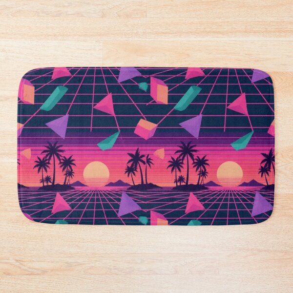 Item preview, Retro Vaporwave Grid Sunset Synthwave Aesthetic designed and sold by StickyGuys.