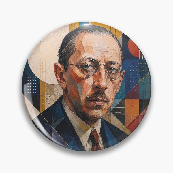 Item preview, Igor Stravinsky Russian composer, pianist, and conductor painting. designed and sold by GalleryKauffeld.