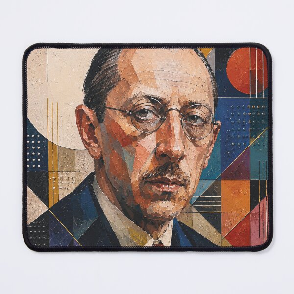 Item preview, Igor Stravinsky Russian composer, pianist, and conductor painting. designed and sold by GalleryKauffeld.