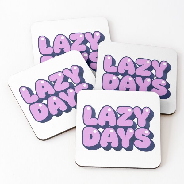 Item preview, Lazy Days Retro 70s Bubble Font Drop Shadow Typography designed and sold by Ortsas.