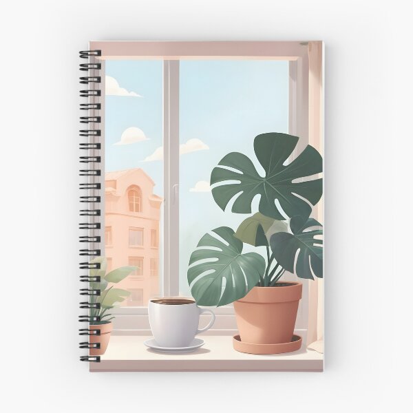 Item preview, Monstera Window Botanical Art Print Aesthetic Plant designed and sold by KooksStudio.