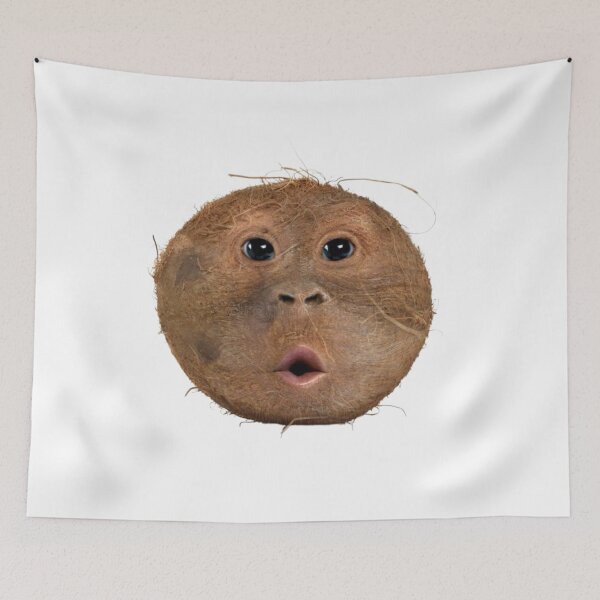 Item preview, coconut orangutan  designed and sold by cloudzer0000.