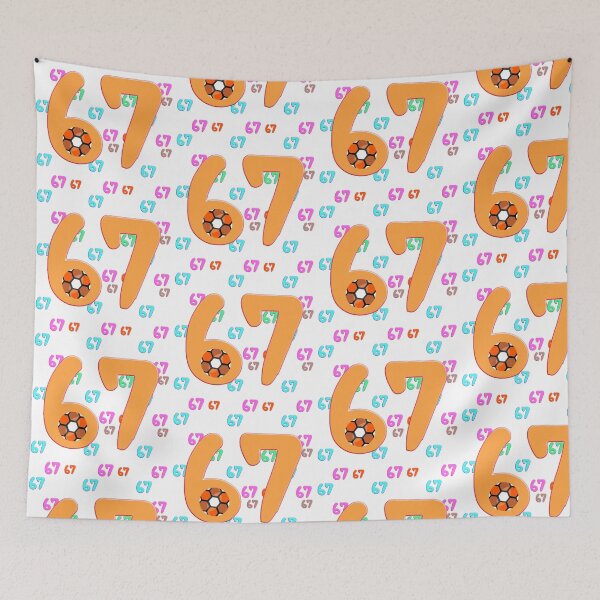 Item preview, Six Seven Number Meme With Ball designed and sold by MigWhimsy.
