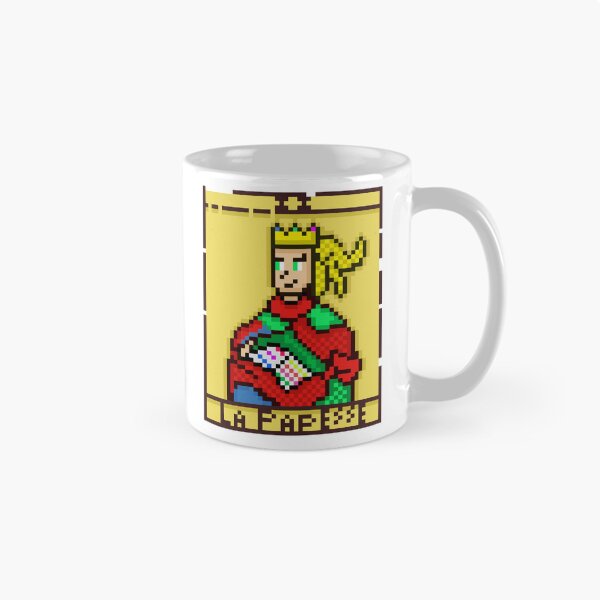 Item preview, The High Priestess Tarot Card La Papesse Marseille Pixel Art designed and sold by RetroRlx.