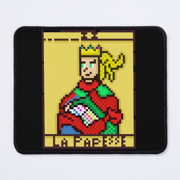 Item preview, The High Priestess Tarot Card La Papesse Marseille Pixel Art designed and sold by RetroRlx.