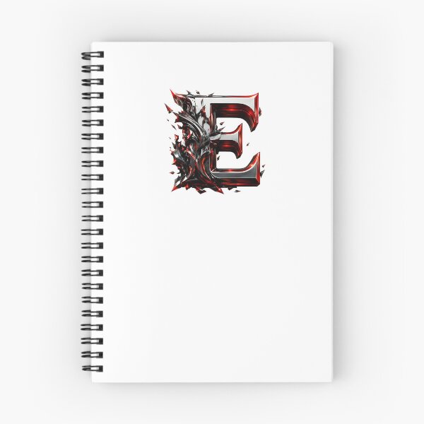 Item preview, Crimson Steel Alphabet of Power Letter E designed and sold by BlissBlvdShop.