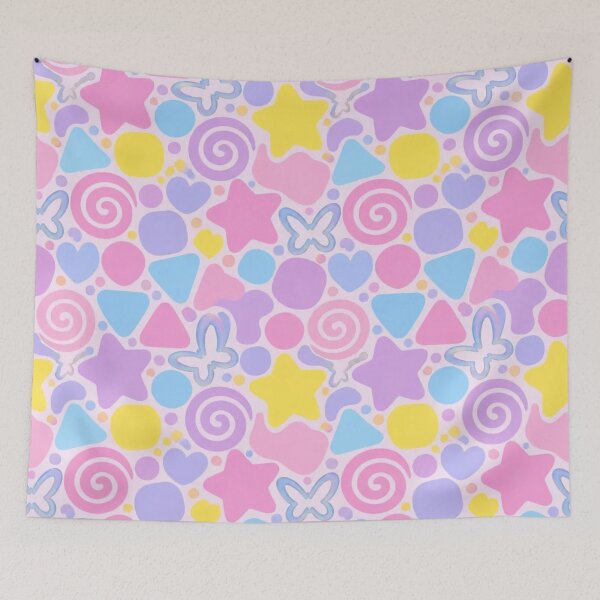 Item preview, Y2K Retro Star & Swirl Nostalgia Aesthetic designed and sold by StickyGuys.
