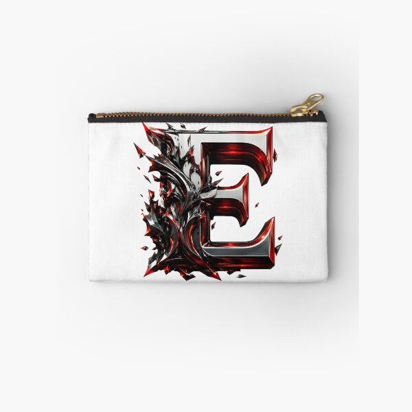 Item preview, Crimson Steel Alphabet of Power Letter E designed and sold by BlissBlvdShop.