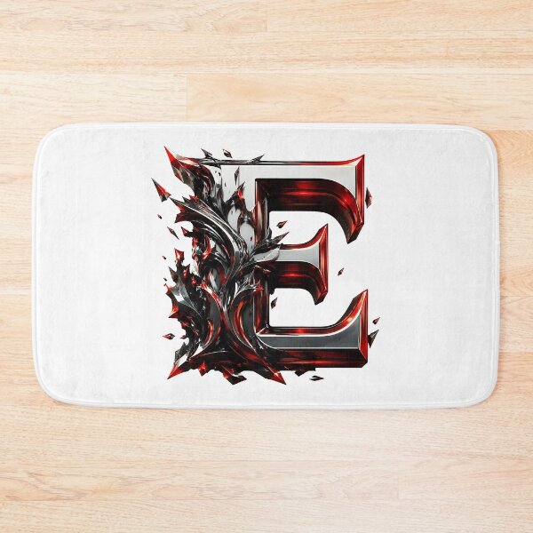 Item preview, Crimson Steel Alphabet of Power Letter E designed and sold by BlissBlvdShop.