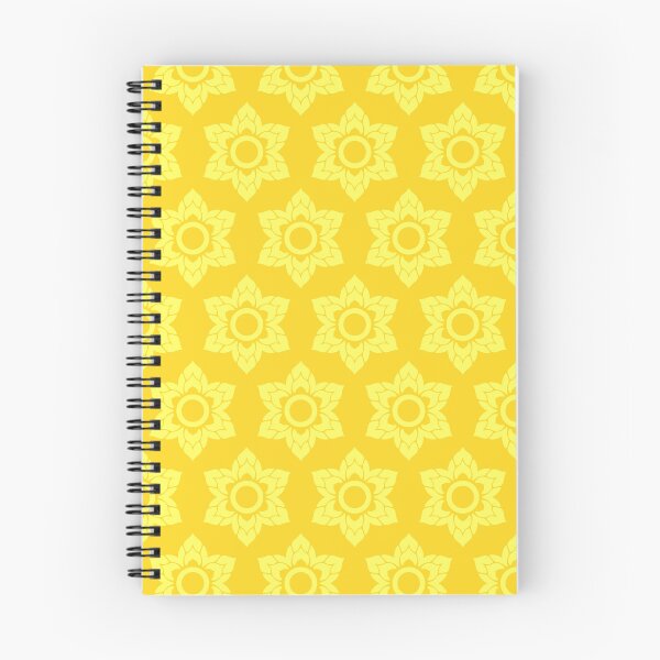 Item preview, Thailand Lotus Seamless Pattern in Golden Yellow – Traditional Floral Geometric Background designed and sold by Mariana Shymkovych.