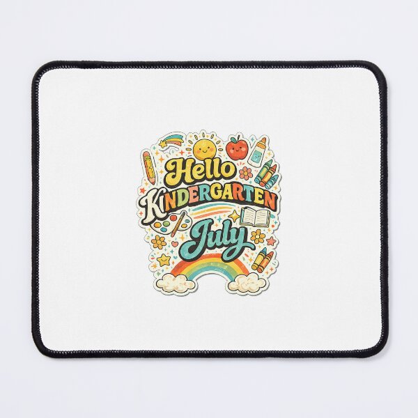 Item preview, ? Retro Hello Kindergarten Shirt Design designed and sold by PopUpFashion.