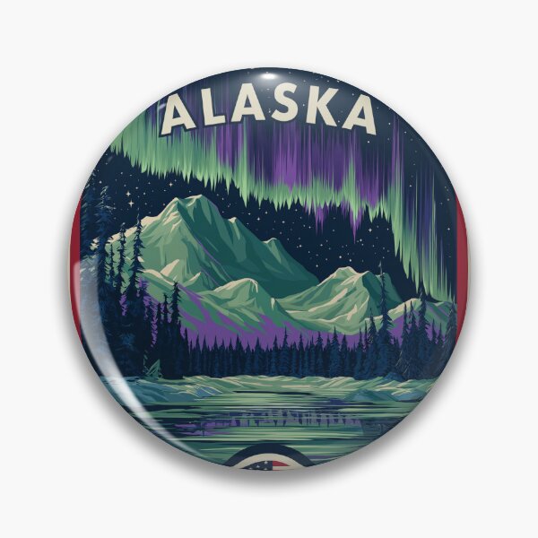 Item preview, Alaska USA Logo Design #19 designed and sold by GoldenAurora91.