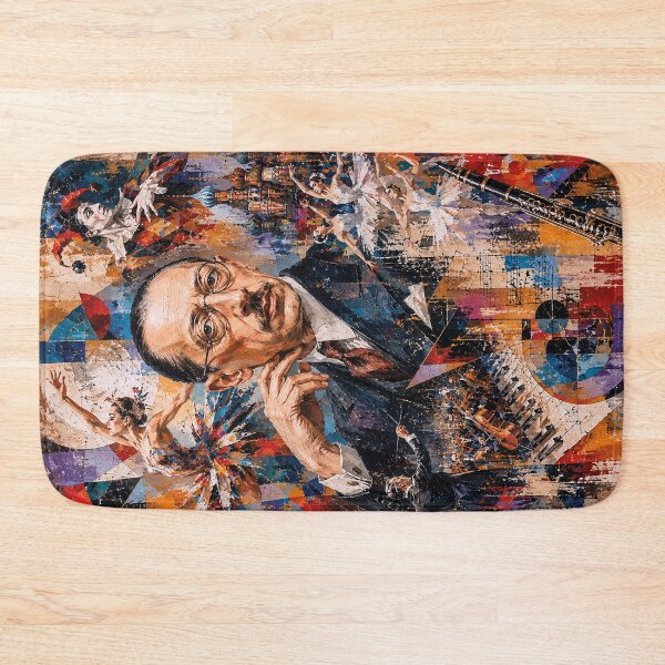 Item preview, Russian composer, pianist, and conductor Igor Stravinsky painting. designed and sold by GalleryKauffeld.