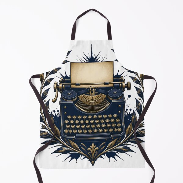 Item preview, Dark Academia Typewriter & Ink Emblem Bookish Writer designed and sold by StickyGuys.