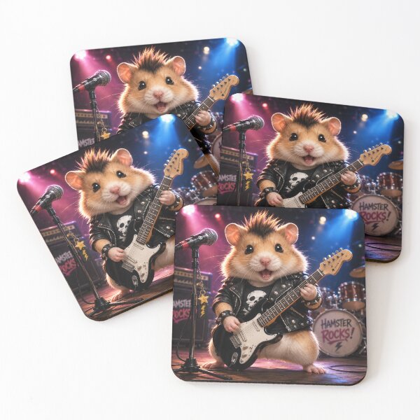 Item preview, Rockstar Hamster designed and sold by Pond21.