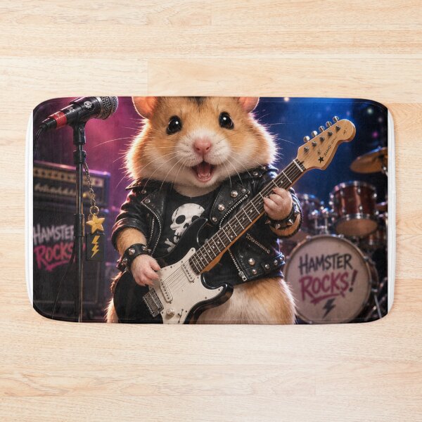 Item preview, Rockstar Hamster designed and sold by Pond21.
