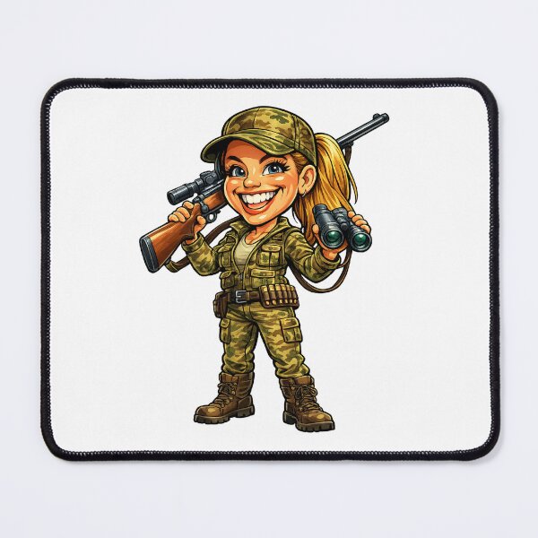 Item preview, Huntress Cartoon designed and sold by AlexLineArt.