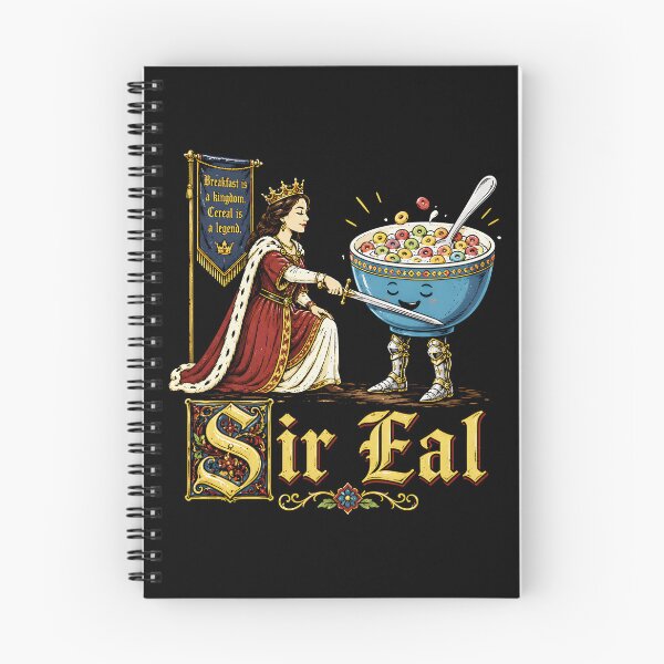 Item preview, Sir Eal Funny Cereal Breakfast Foodie Medieval Knight Humor designed and sold by DesignsByAnett.