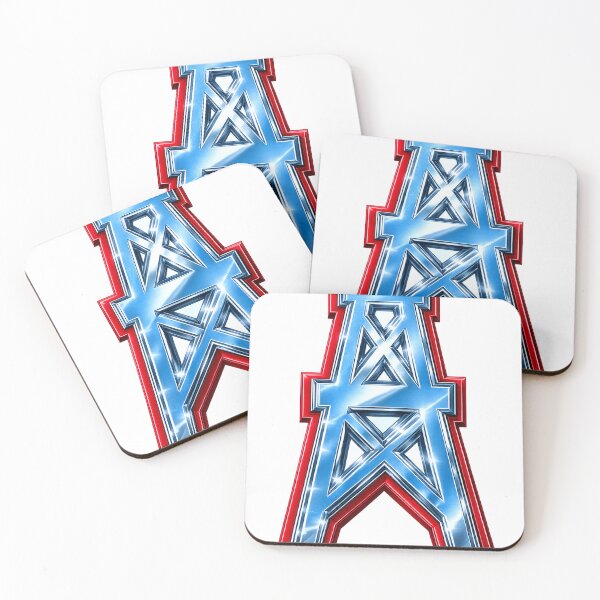 Item preview, Houston Oilers Chrome Logo designed and sold by JC's Cards & More.