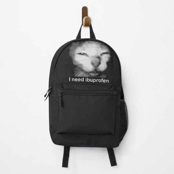 Item preview, I Need Ibuprofen – Grumpy Cat Halftone Meme Tee designed and sold by LatonaDesign.