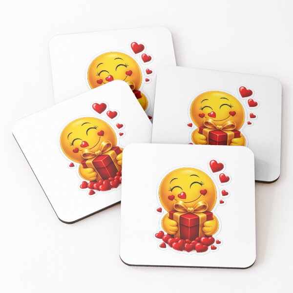 Item preview, Cute Love Emoji Holding Gift Sticker PNG | Transparent Background | Kawaii Emoji Clipart designed and sold by ashwin131.