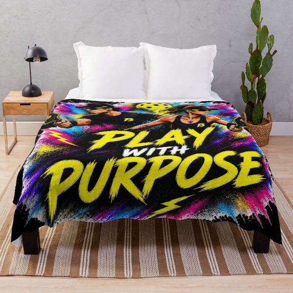Item preview, Play with Purpose Pickleball Shirt – Funny Trash Talk Gift for Competitive Players designed and sold by Surrealtrends.