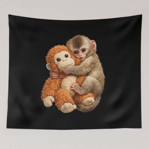Item preview, Punch & His Plush Love designed and sold by LatonaDesign.