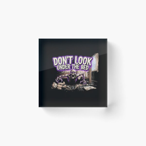 Item preview, Don't Look Under the Bed, 90s Horror Nostalgia Monster Vintage designed and sold by CryptReel.