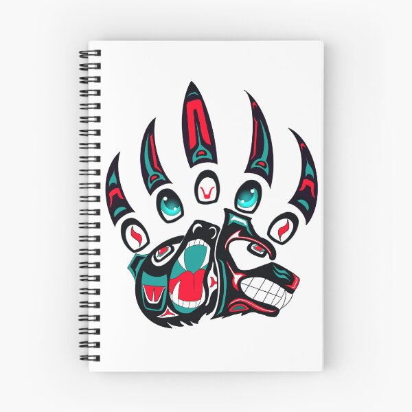 Item preview, Tlingit Wolf and bear claw (Black) designed and sold by RobsArtwork.