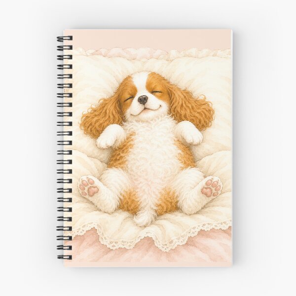 Item preview, Sleepy Cavalier Vol.1 | Peacefully Sleeping Blenheim Cavalier King Charles Spaniel designed and sold by SakuraWaStyle.