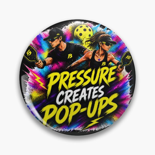 Item preview, Pressure Creates pop - ups Pickleball Shirt – Funny Trash Talk Gift for Competitive Players designed and sold by Surrealtrends.