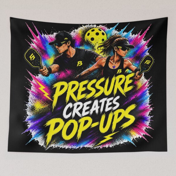 Item preview, Pressure Creates pop - ups Pickleball Shirt – Funny Trash Talk Gift for Competitive Players designed and sold by Surrealtrends.