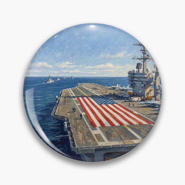 Item preview, American Flag Aircraft Carrier Deck designed and sold by Home Decor Art.