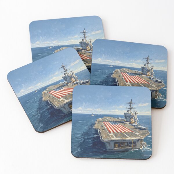 Aperçu de l'œuvre American Flag Aircraft Carrier Deck créée et vendue par Home Decor Art.