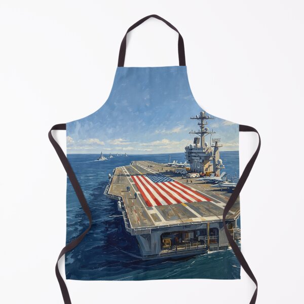 Item preview, American Flag Aircraft Carrier Deck designed and sold by Home Decor Art.