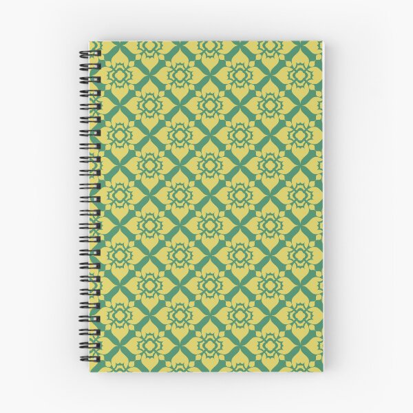 Item preview, Thai Traditional Seamless Pattern in Green and Gold – Vintage Geometric Floral Ornament designed and sold by Mariana Shymkovych.