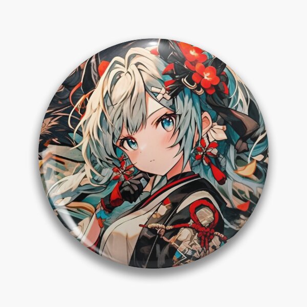 Item preview, Celestial Dragon Kimono Girl | Japanese Fantasy Anime Style Floral Art designed and sold by Dyan4.