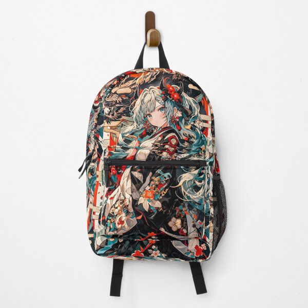 Item preview, Celestial Dragon Kimono Girl | Japanese Fantasy Anime Style Floral Art designed and sold by Dyan4.