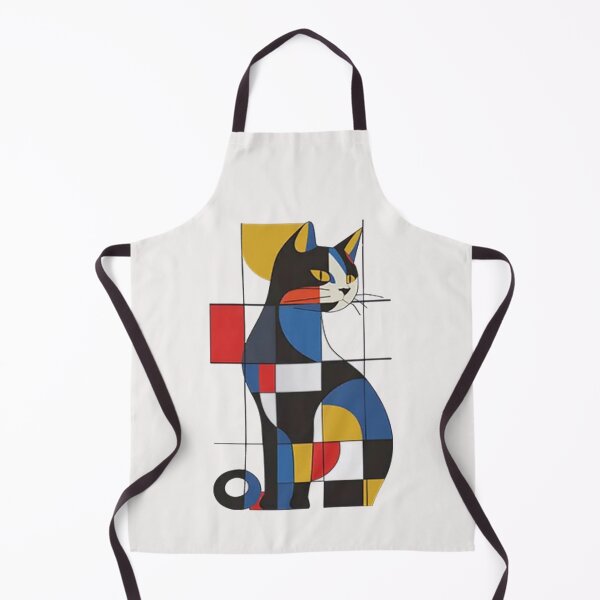 Item preview, Mondrian Cat Abstract Geometric Art designed and sold by Gbriel3.